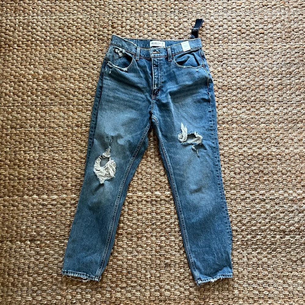 Abercrombie High Rise Mom Jeans